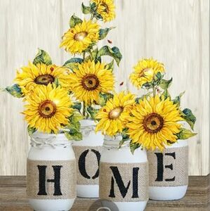 Sunflower Canvas print with led lights